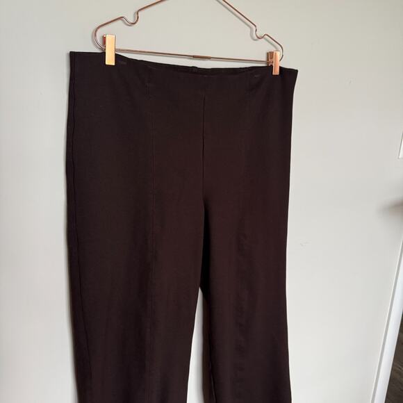 Banana Republic Womens Wide Leg Everywhere Ponte Pant XXL Brown Citycore Neutral - Picture 3 of 8